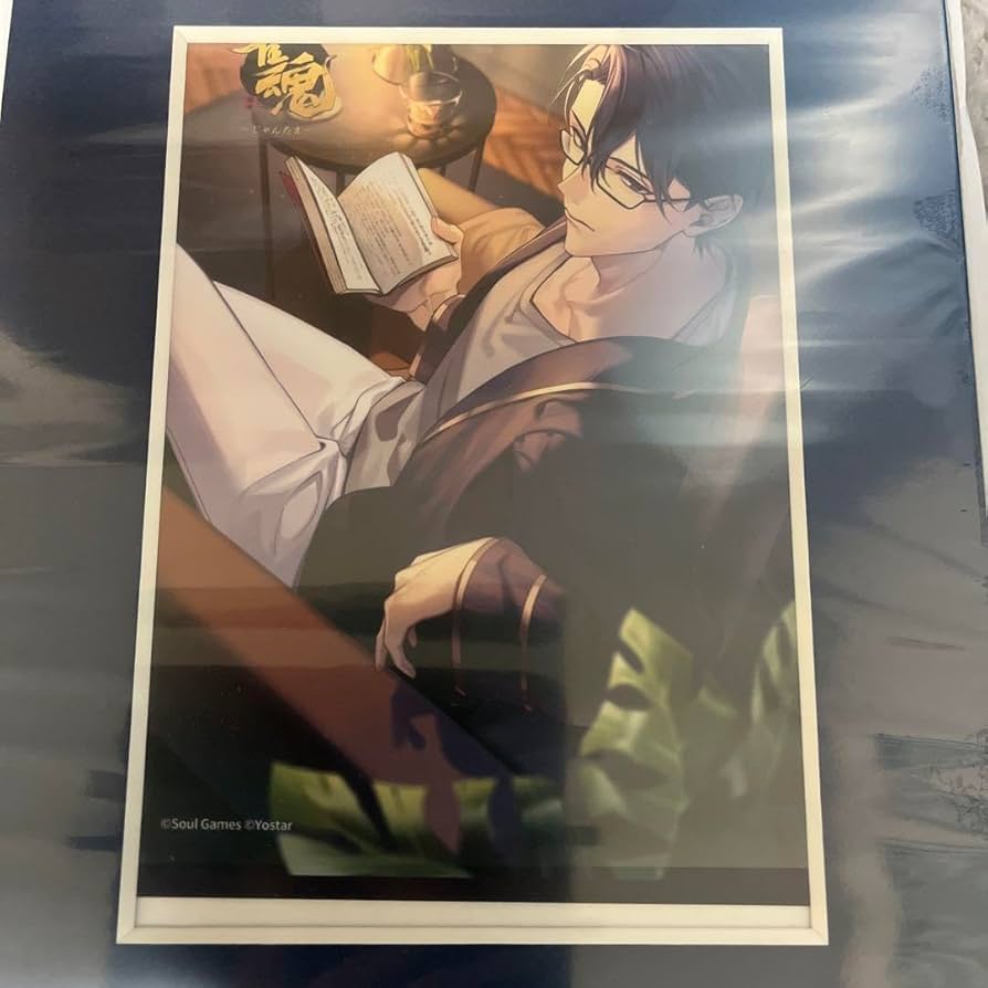 Amazon.co.jp: 雀魂 じゃんたま ペーパー 額縁スタンド 斎藤治