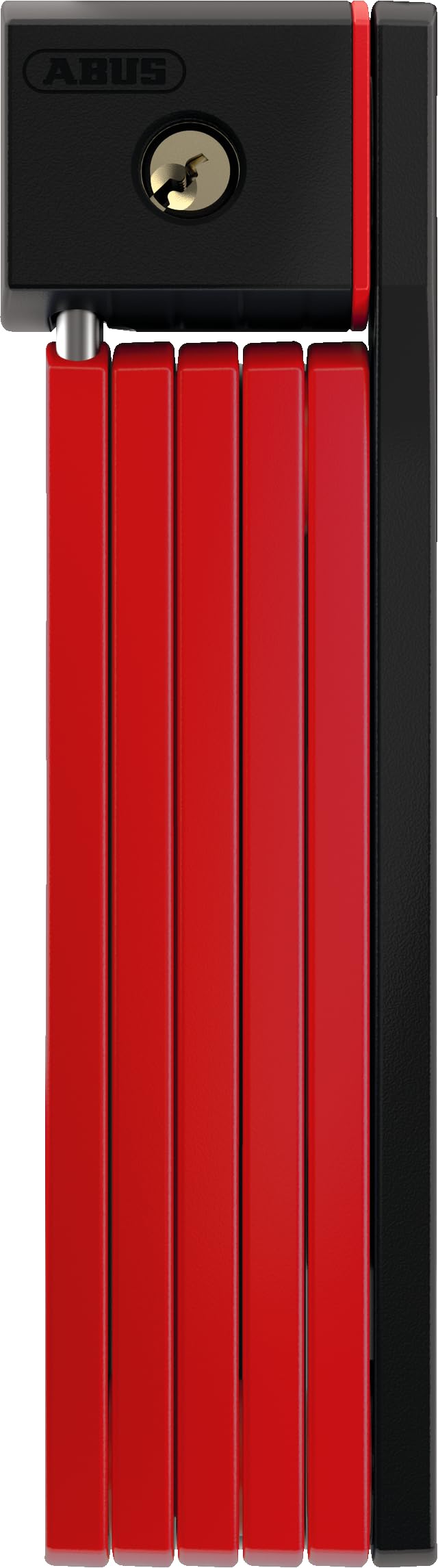 ABUS Bordo uGrip 5700K SH Folding Lock with Bracket - Bike Lock with 5 mm Thick Bars - ABUS Security Level 7-80 cm - Red