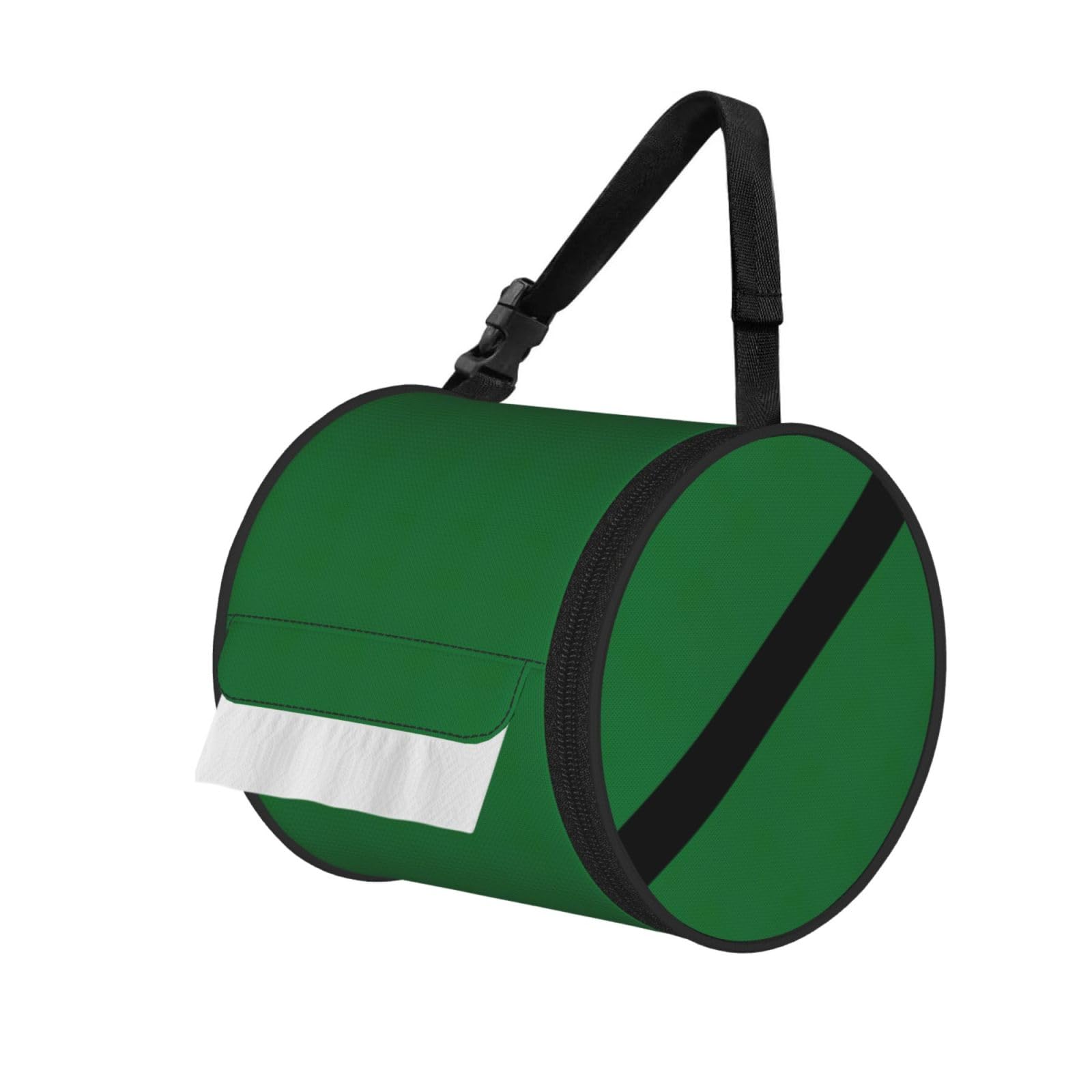 Flag of the Sultanate of Delhi Printed Portable Tissue Roll Case, Standard-Size Fit, Oxford Cloth for Wall Camping Backpack