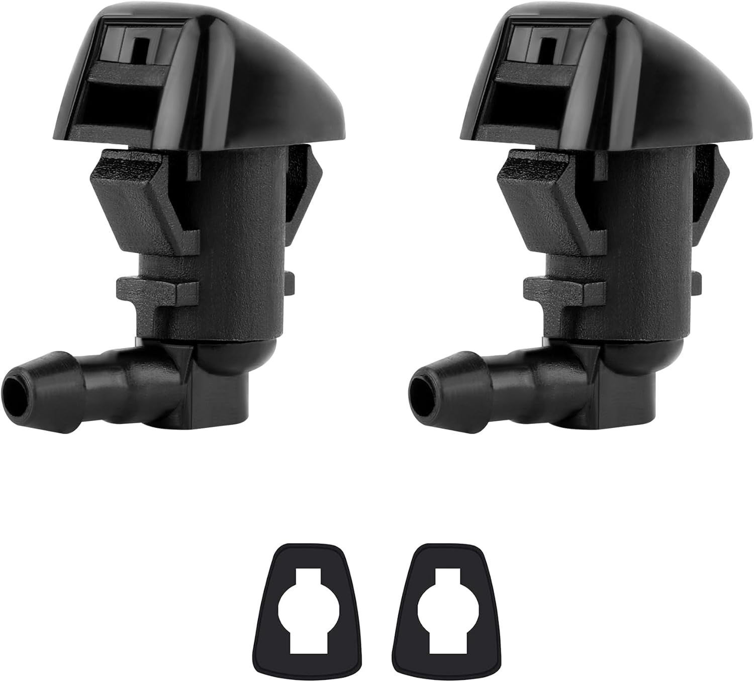 2PCS Front Windshield Washer Nozzle with Washers,Single