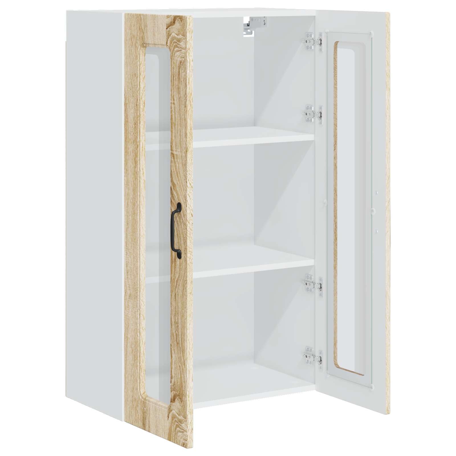 Küchenschrank mit Speicher Kalmar Sonoma-Eiche 60 x 31 x 100 cm für Küchenzubehör und Küchenraum