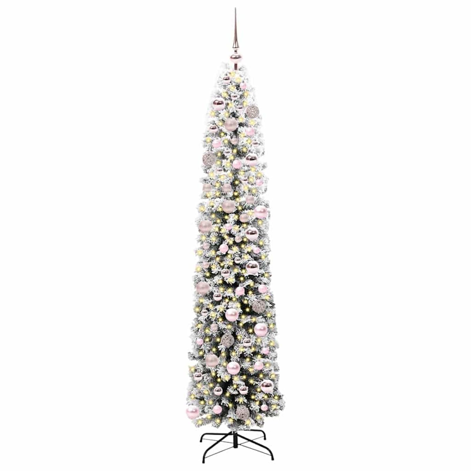 Gecheer Künstlicher Weihnachtsbaum mit 300 LEDs mit Ständer Grün 180 cm, Weihnachtsdekoration für Zuhause Geschäfte Hotels und Festliche Events3395020
