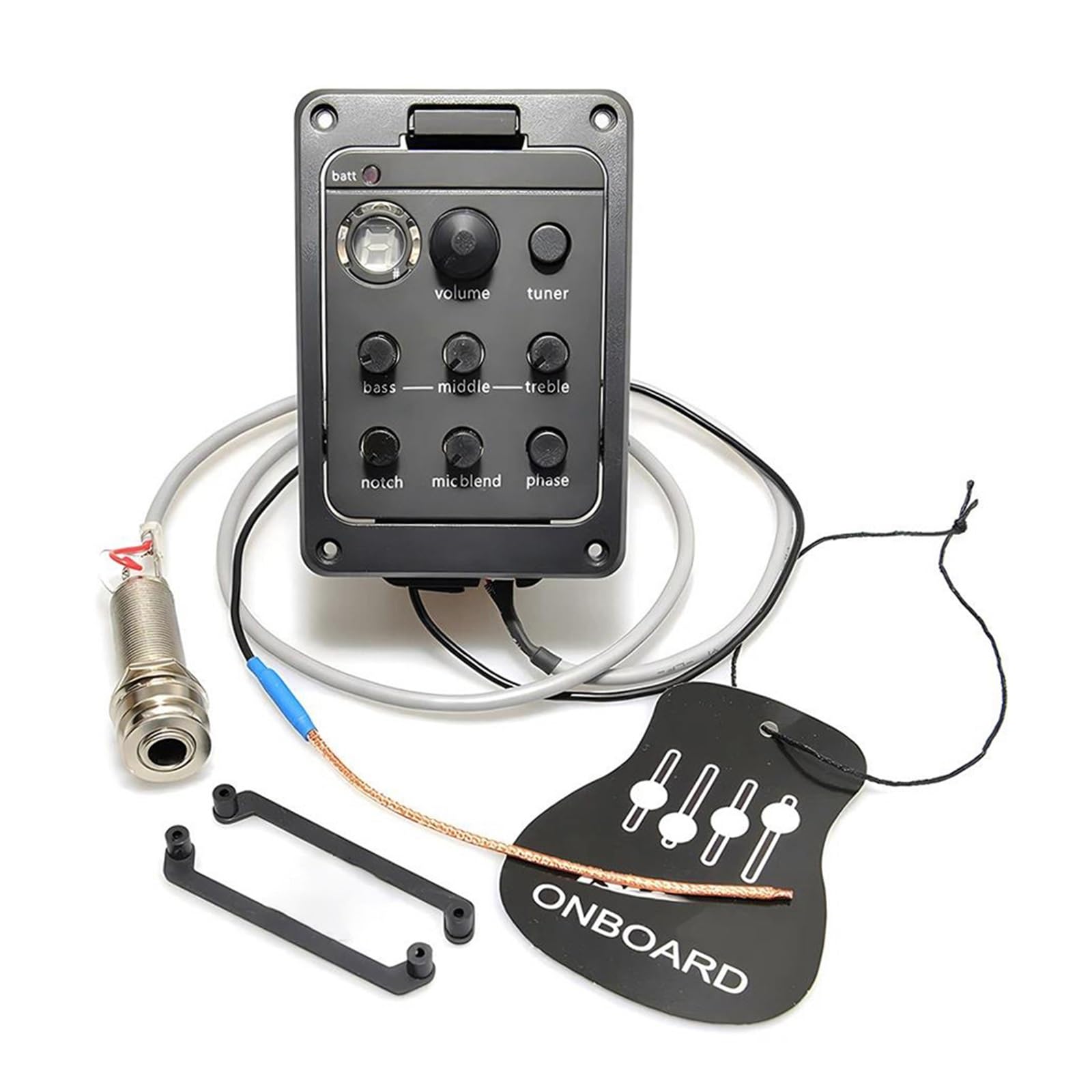 Przetwornik Do Gitary Gitara Akustyczna Pickup Electric Box Korektor Dla Przedwzmacniacza EQ Tuner Wzmacniacz Gitarowy