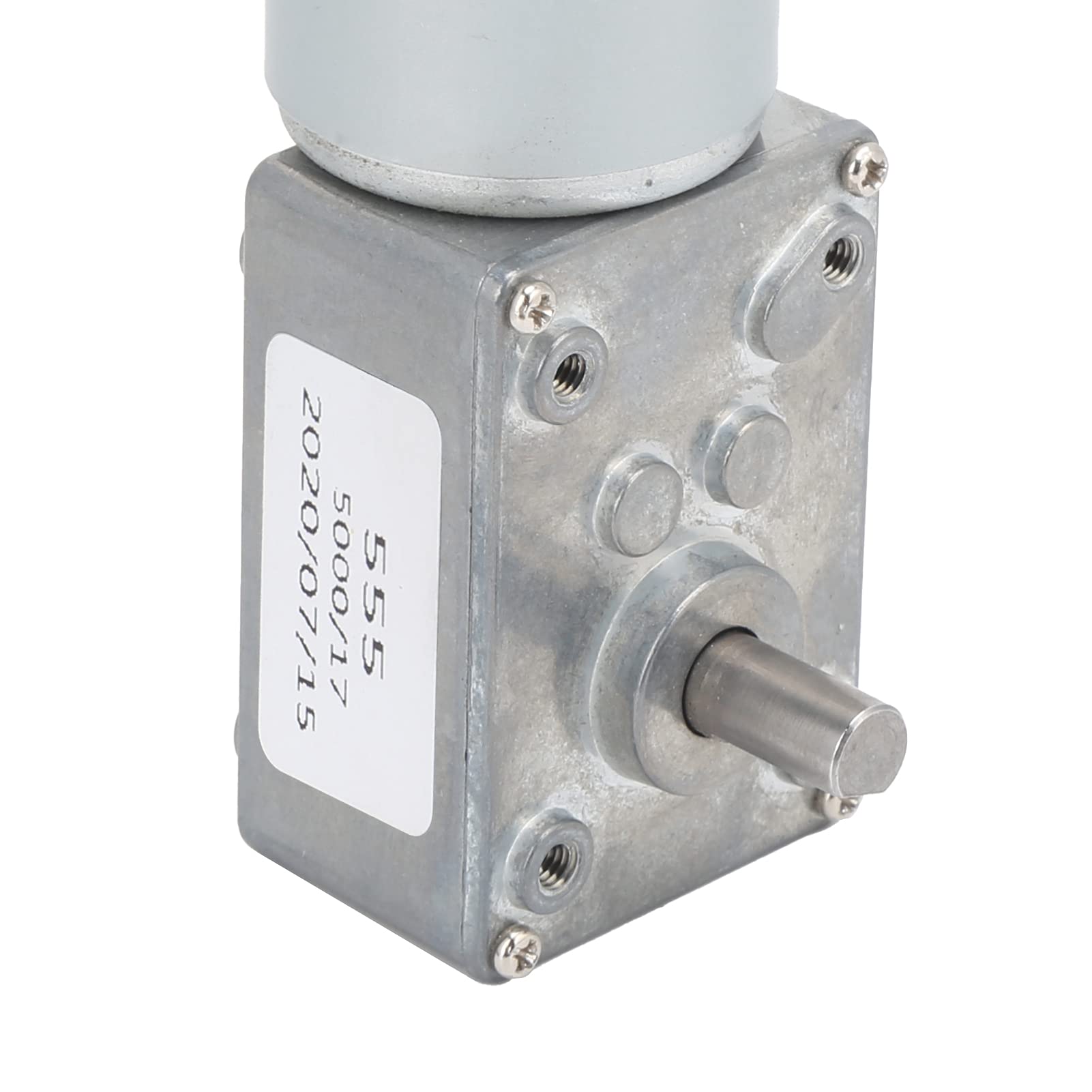 12-V-DC-Getriebemotor, Getriebemotor mit Drehmoment, reversibel und geschwindigkeitsverstellbar, Mini-Untersetzungsmotor für DIY-Roboter, Drehtisch, Türverriegelung, (200 U/min)