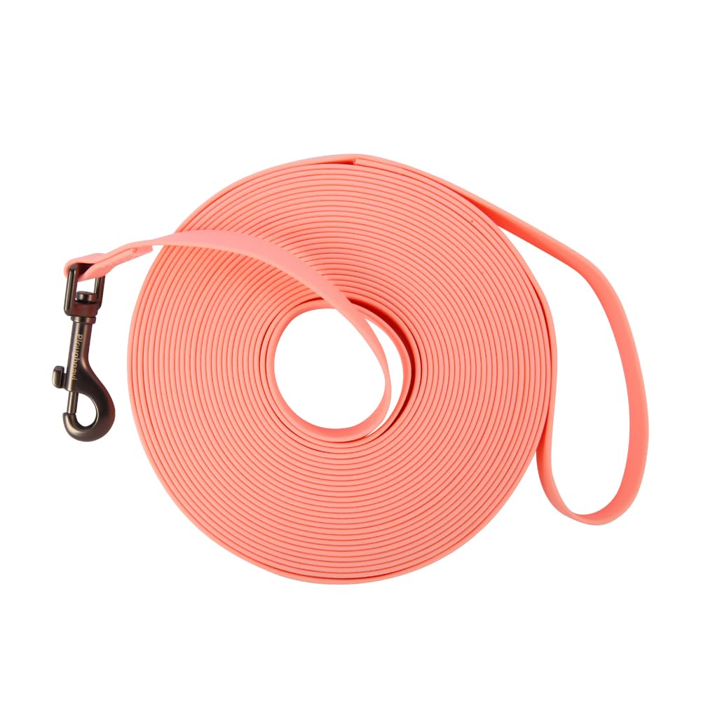 Longe pour Chien,Laisse pour Chien avec poignée et Sac de Rangement, Laisses de Dressage étanches pour Chiens,1.5m/3m/5m/10m/15m Longe Robuste pour Petits, Moyens et Grands Chiens