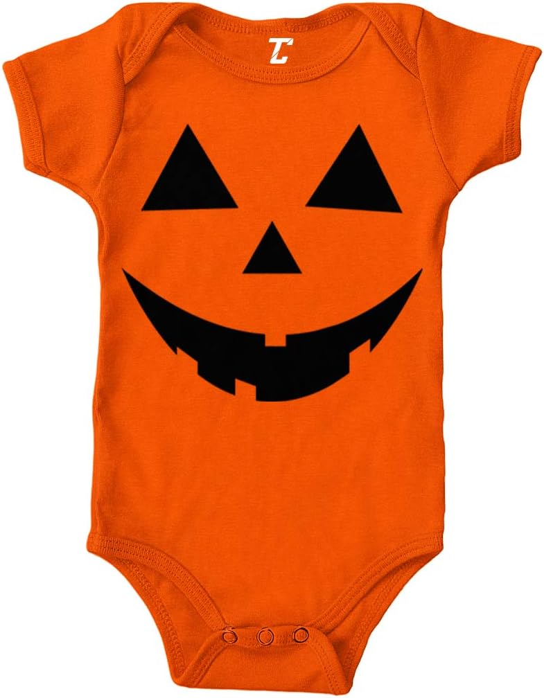 Tcombo Pumpkin Face - Jack O' Lantern Bodysuit