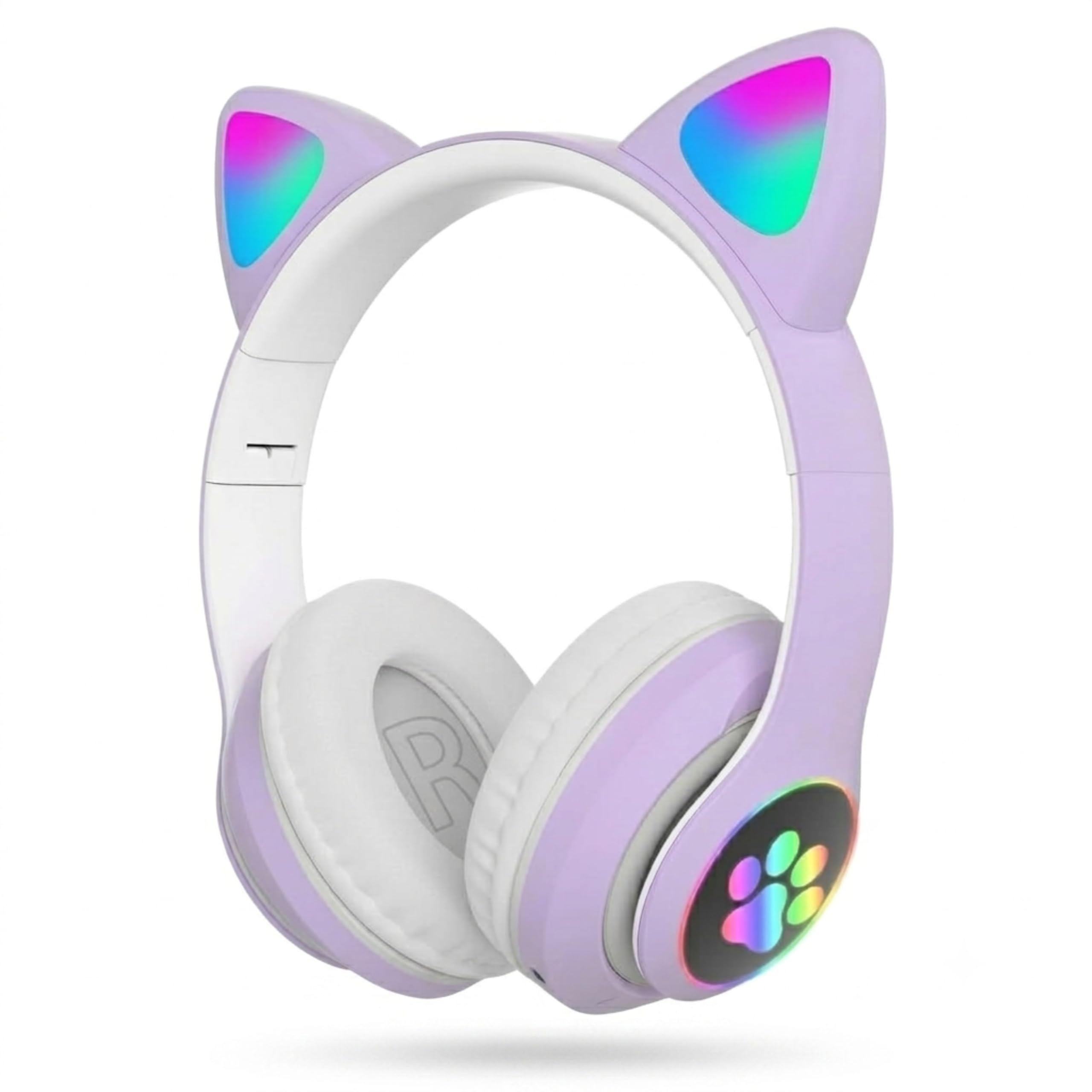 Drumstone Cat Ear Wireless Headphones for Kids & Girls with LED Light Ears, Adjustable Headband, Volume Limited Audio, Comfortable Over-Ear Design for Study, Travel & Entertainment-image-42
