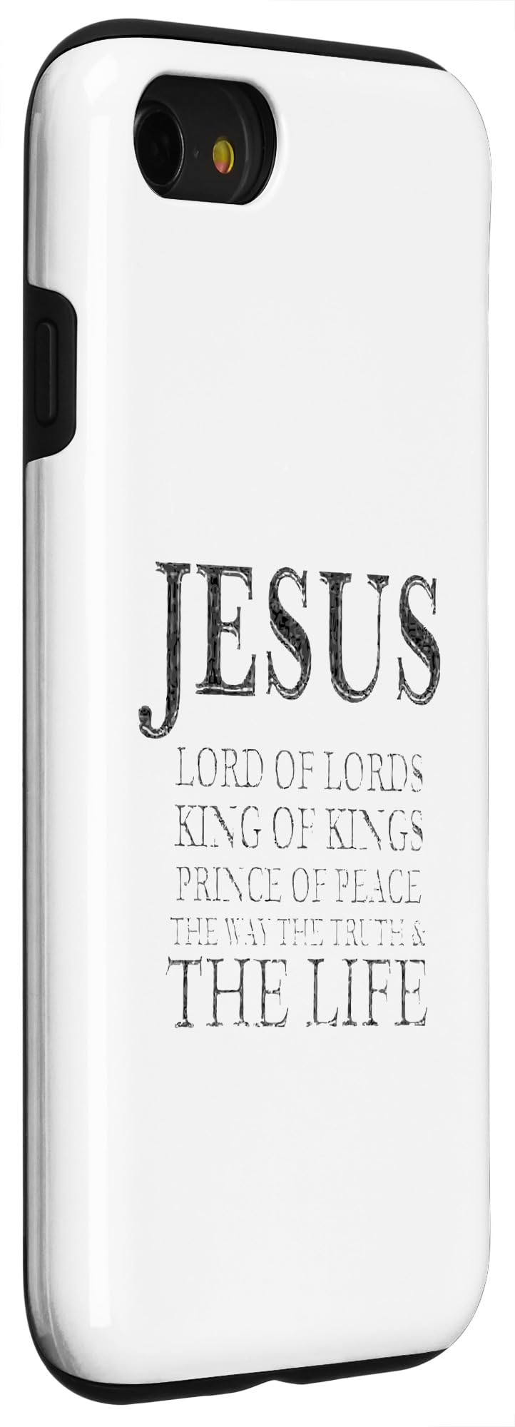iPhone SE (2020) / 7 / 8 Jesus Lord of Lords King of Kings Prince of Peace Way Truth Case - Image 3