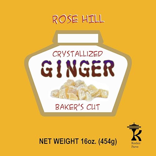 Miniatura 2 de 1 libra de jengibre cristalizado Baker's Cut 0.118-0.236 in
