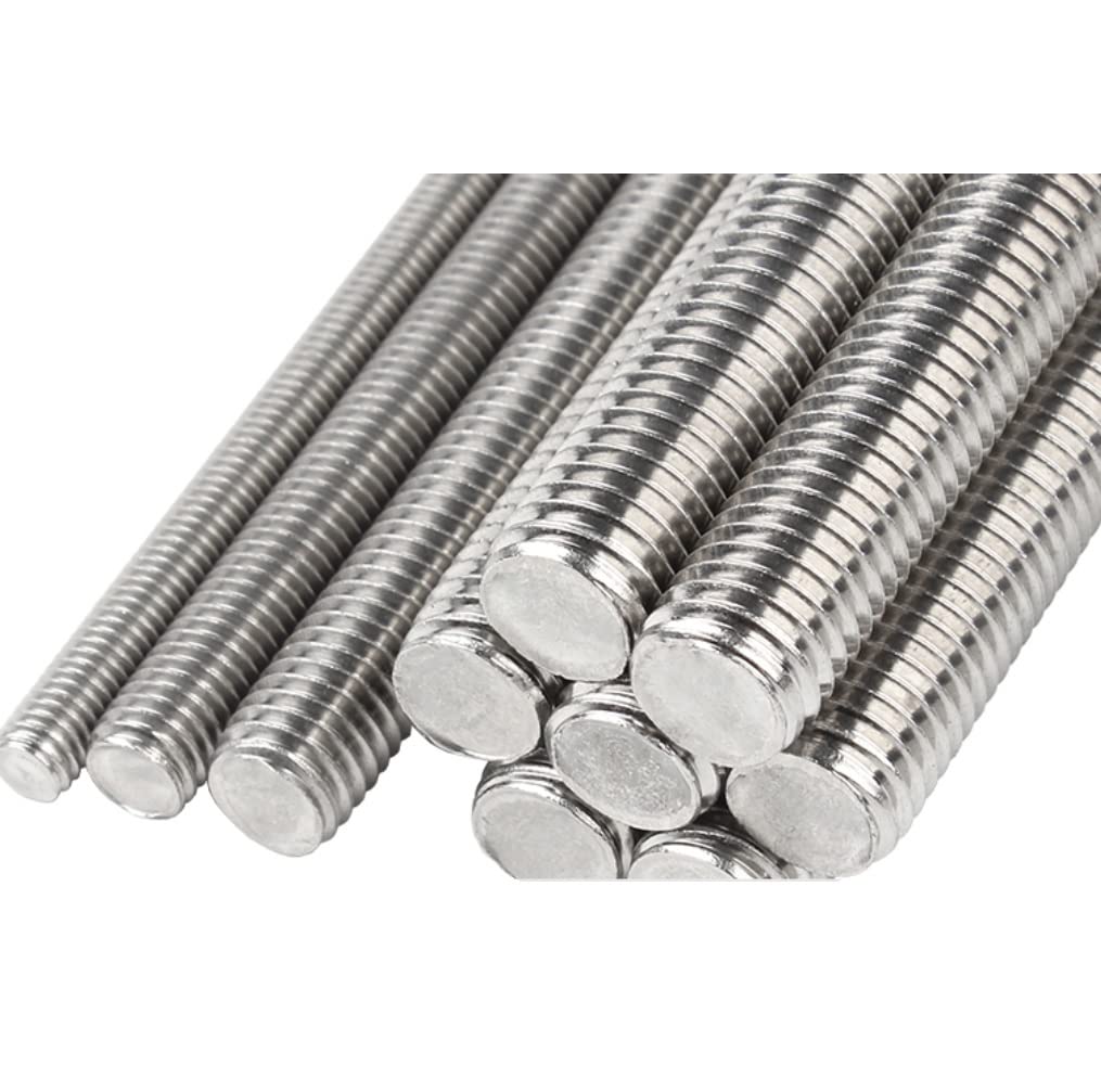 Barra Filettata M5 Perni Filettati Senza Testa in Acciaio Inox,M5×80mm, 5 pcs