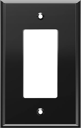 LIDER LWP-31O-ABK, placa de pared decorativa de acrílico reflectante, placa de interruptor de luz espejada, cubierta de salida de plexiglás, vidrio