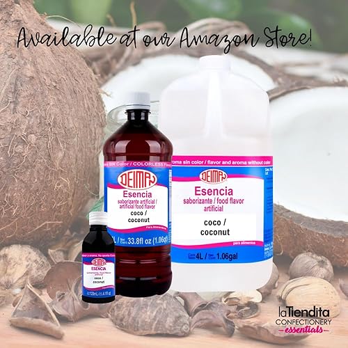 Miniatura 7 de Deiman sabor artificial de coco E (4 onzas líquidas)