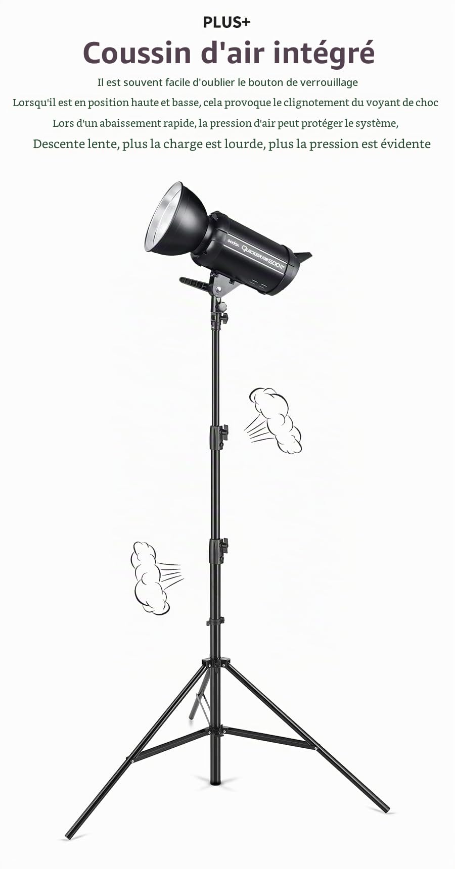 GODOX SL100Bi Lot de 2 Lampes vidéo LED 100 W Double température de Couleur + boîte à lumière 60 x 90 cm Trépied de lumière,280 cm avec télécommande Convient pour Les Studios de cinéma