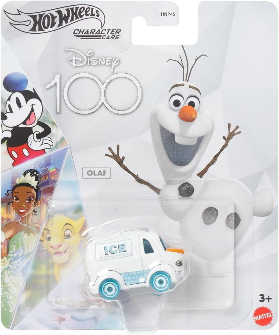 新品未使用　海外限定　Disney100 レア　hotweels エルサ　オラフ Amazon.com: Hot Wheels Disney 100th Elsa : Toys & Games