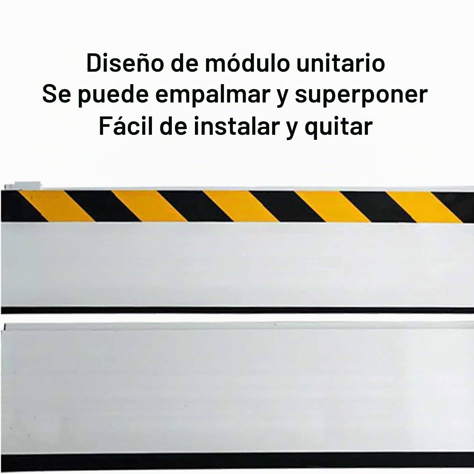 Genérico Burlete Puerta Garaje Barrera Anti Inundaciones Reutilizable Deflector De Barrera contra Inundaciones para Hogar Garaje Puertas Portón Temporal Barreras De Prevención