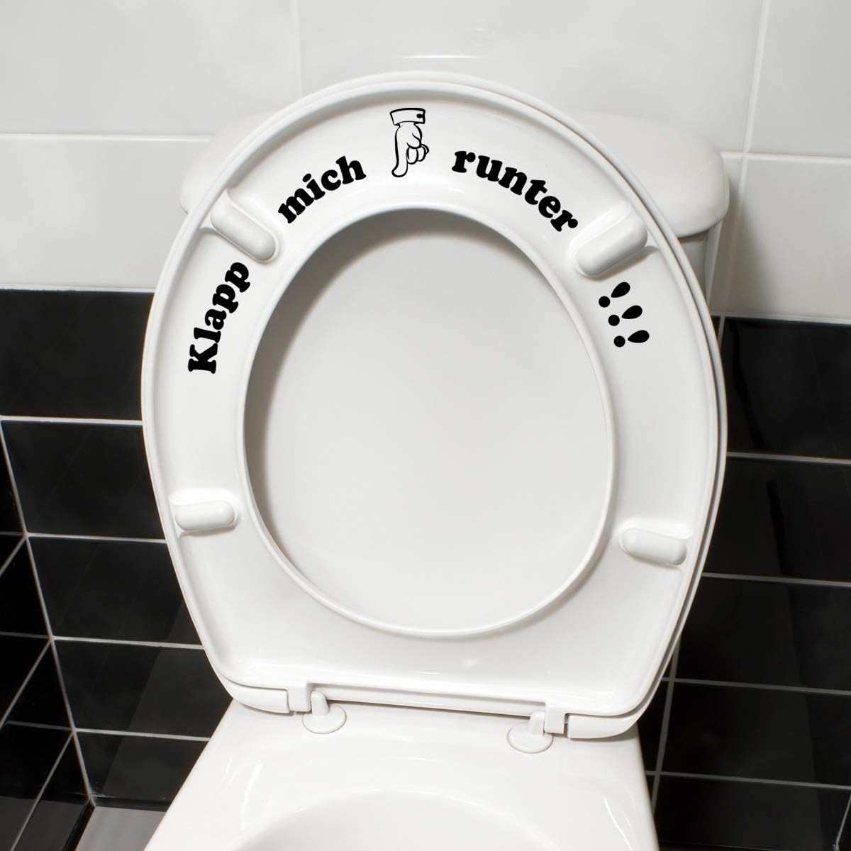 Klapp mich runter Klospruch