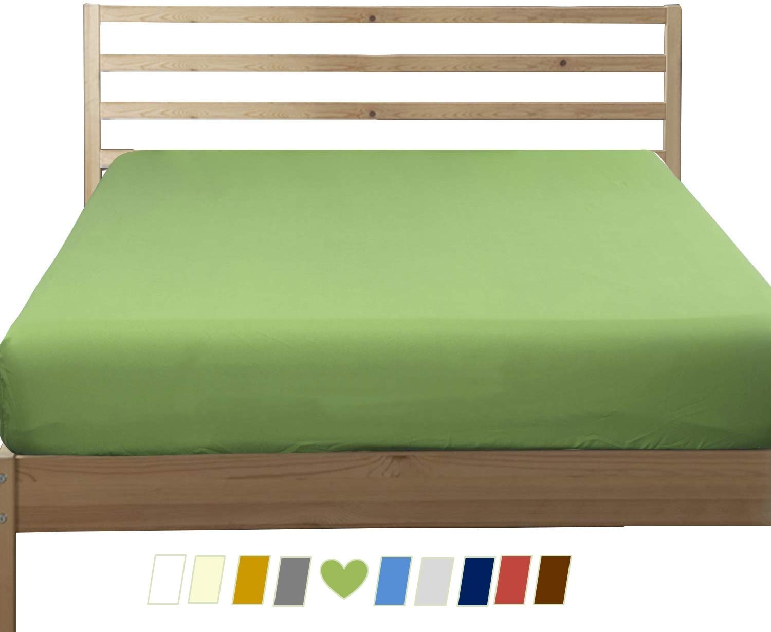 Amazon Com Cottingos 400 織100 純天然棉質超柔軟長版床單僅限1 件床包 適合高度達61 公分的床墊 居家與廚房