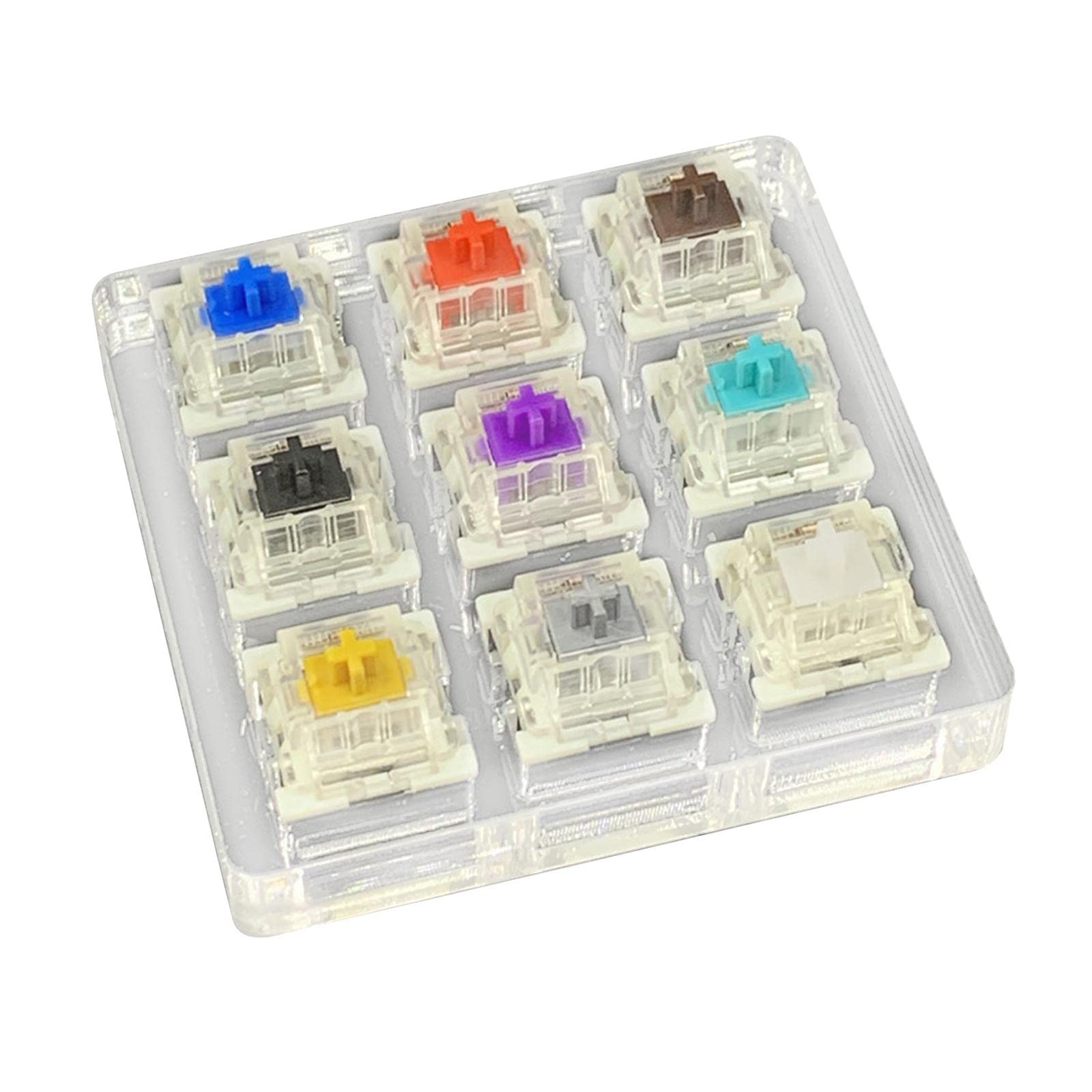 Mechanical Keyboard Switches Axis Shaft Spare Parts 9 Switches Tester-image-33