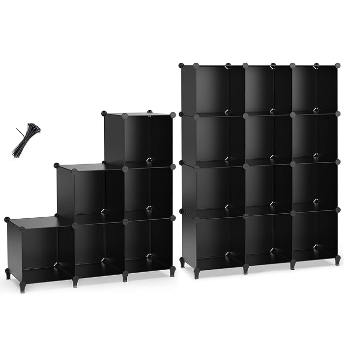Buy Homidec 6Cube Storage Shelf + 12Cube Storage Organizer with Metal