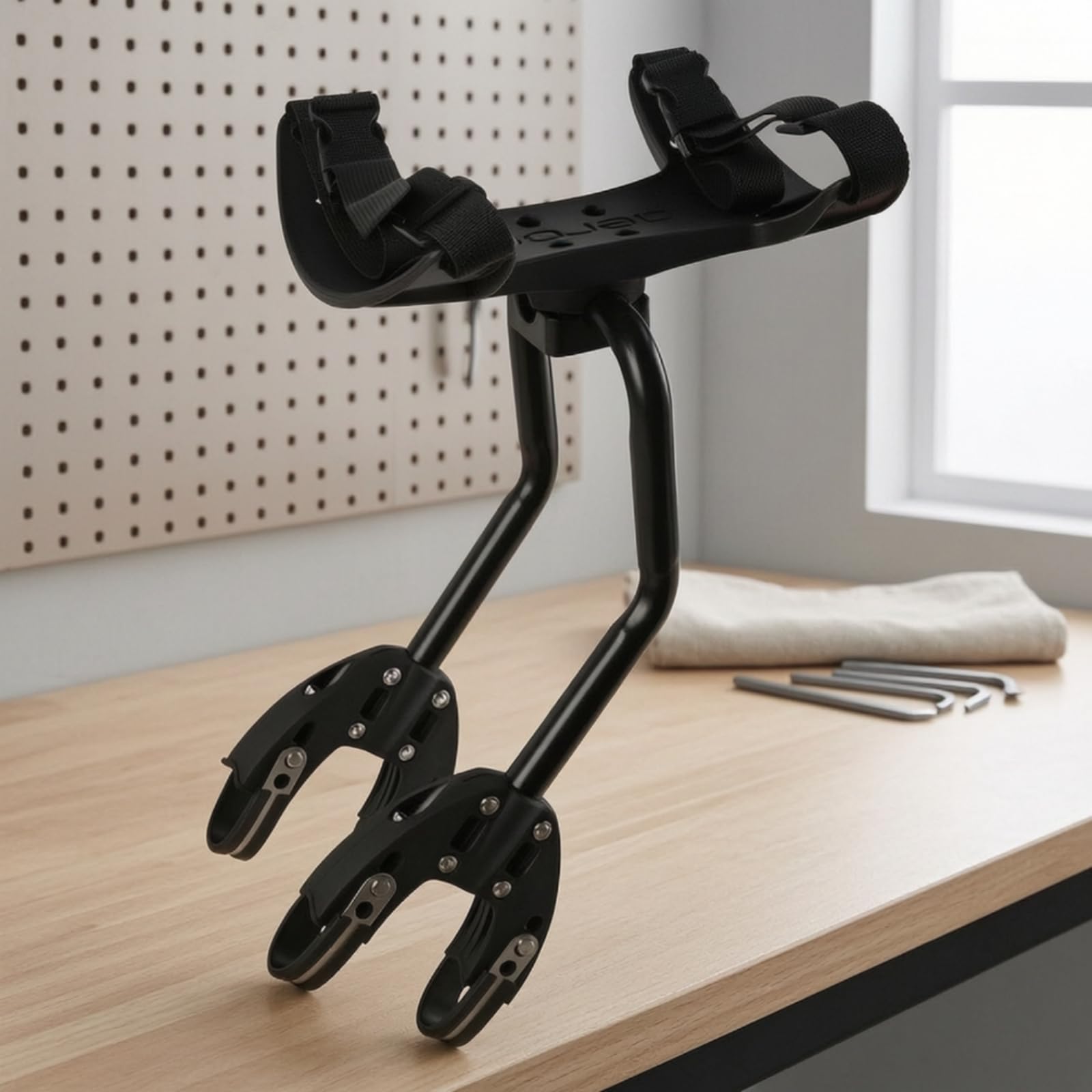 kowaku Portabultos Trasero de Bicicleta tín Par te Estable y Armazón Tubular Materiales Aluminio y Nailon para Ruedas 20-29 Pulgadas Adecuado para Entrenamientos Rutas Ocio