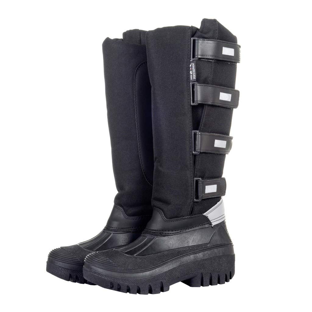 HKMThermo Mucker, Unisex HKM Thermo Mucker Riding Boots - Black, Size UK 7/EU 40