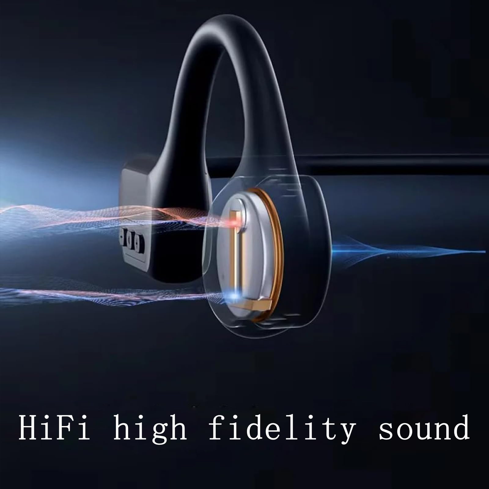 Auriculares Impermeables natación,Auriculares acuaticos para Natacion,Abiertos inalámbricos para Correr y Montar en Bicicleta, Ejercicio, Fitness,Carga magnética-Red