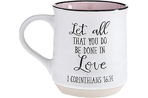 Religious Coffee Mugs: Inspirational Stoneware Mugs for Spiritual Guidance and Daily Motivation