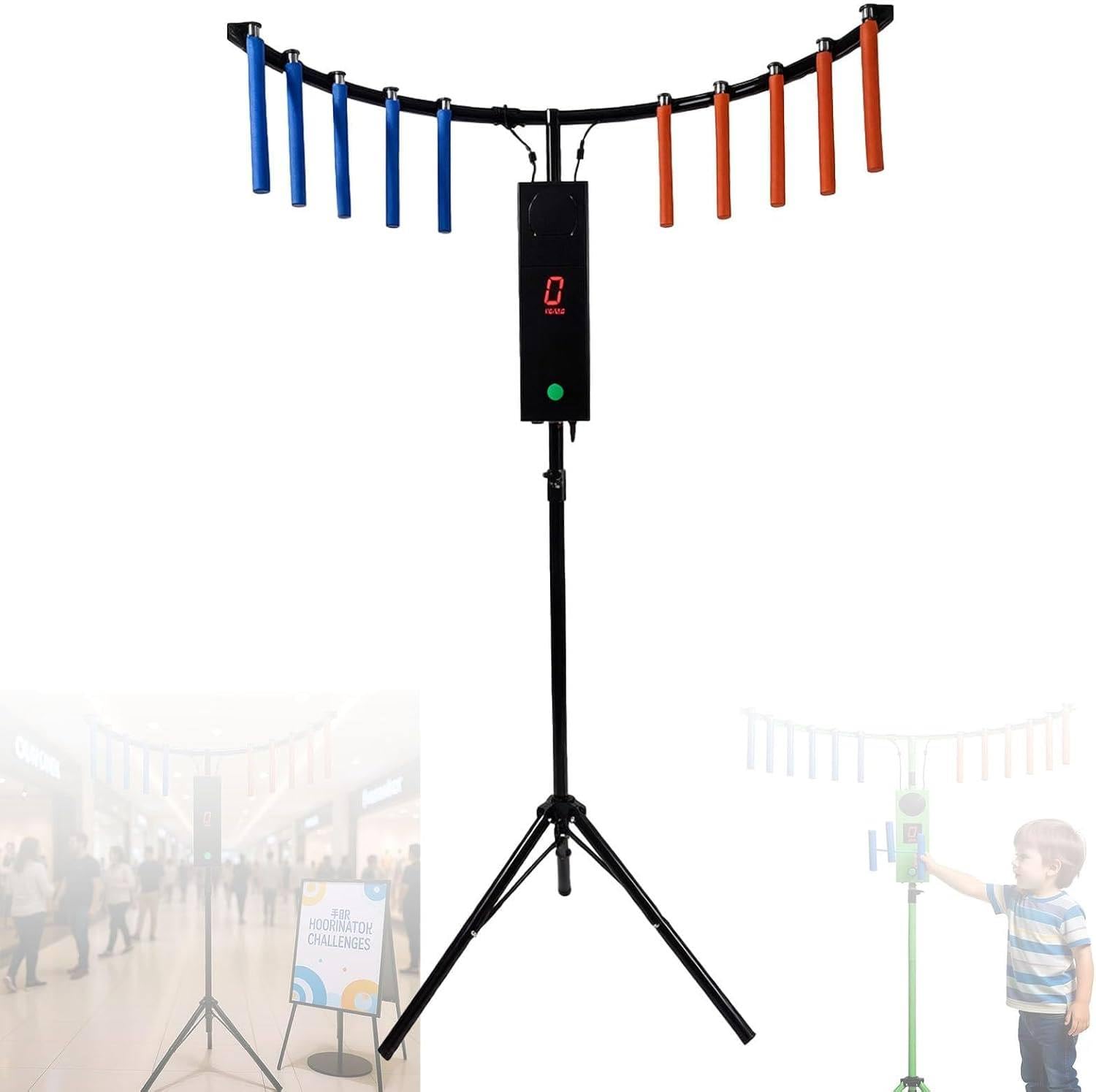 Hand Eye Coordination Training Catching Stick Game Reflex Sticks Black