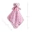 CREVENT Soft Plush Animal Face Security Blankets for Boys and Girls, Great Gifts for Birthday Baby Shower (Pink Bear + Tag)