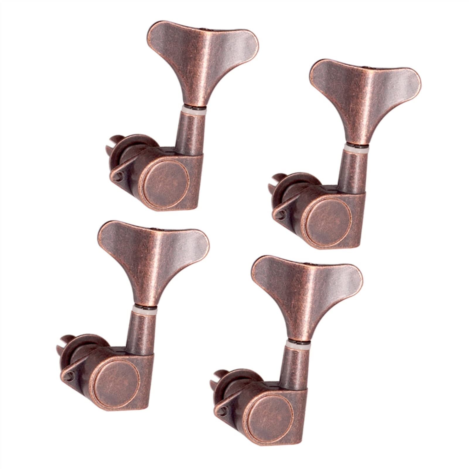 Stimmwirbel Gitarrensaiten Packung Von 4 Bass Tuning Pegs Keys Maschinenkopf Tuner Für Bass Lila Bronze 4L Zinklegierung Feststoff