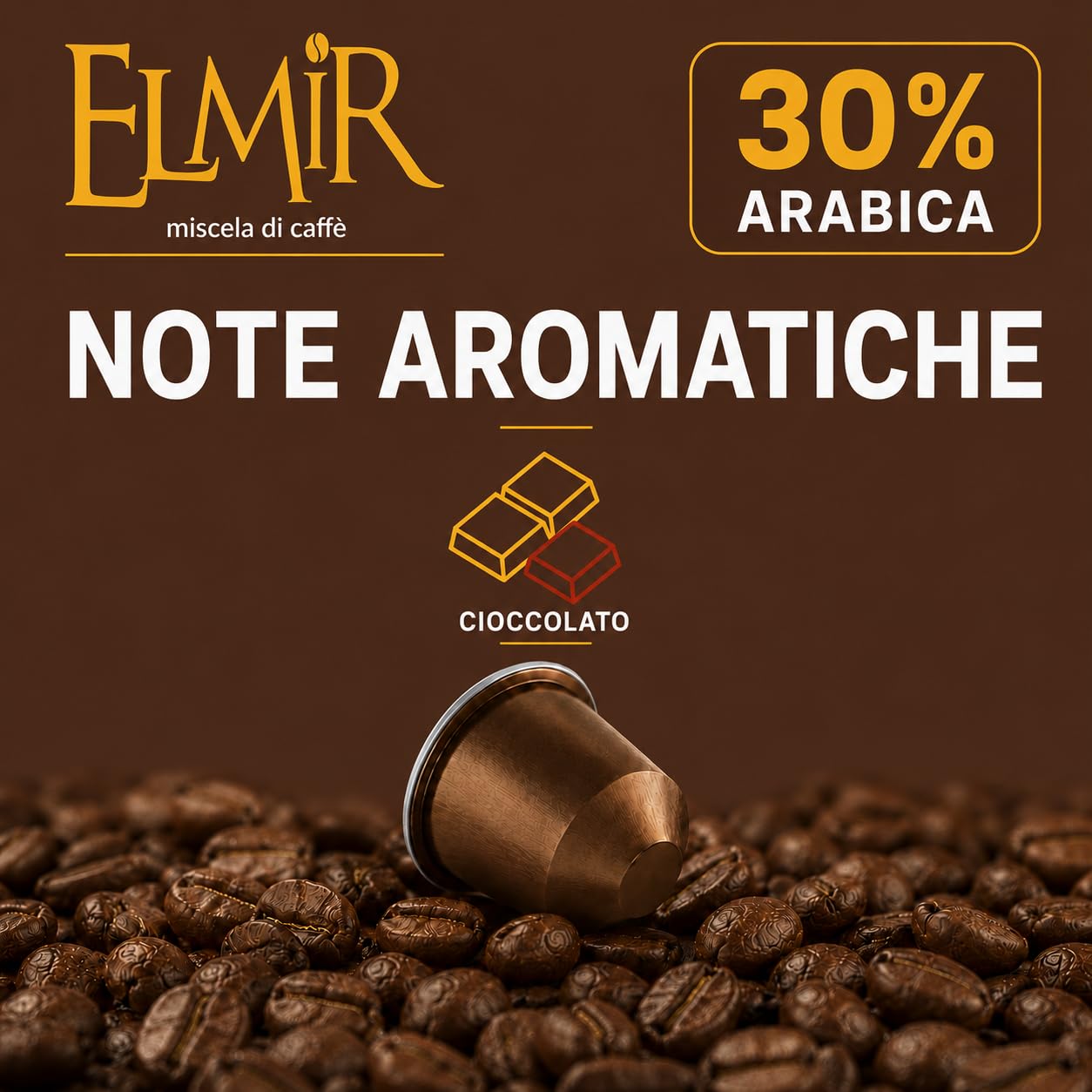 Passalacqua Caffè Premium – Elmir 300 Cialde ESE 44mm (due confezioni da 150) – Tostatura Autentica Napoletana Miscela 30% Arabica – Intenso e Cremoso con Note di Cioccolato – Made in Italy