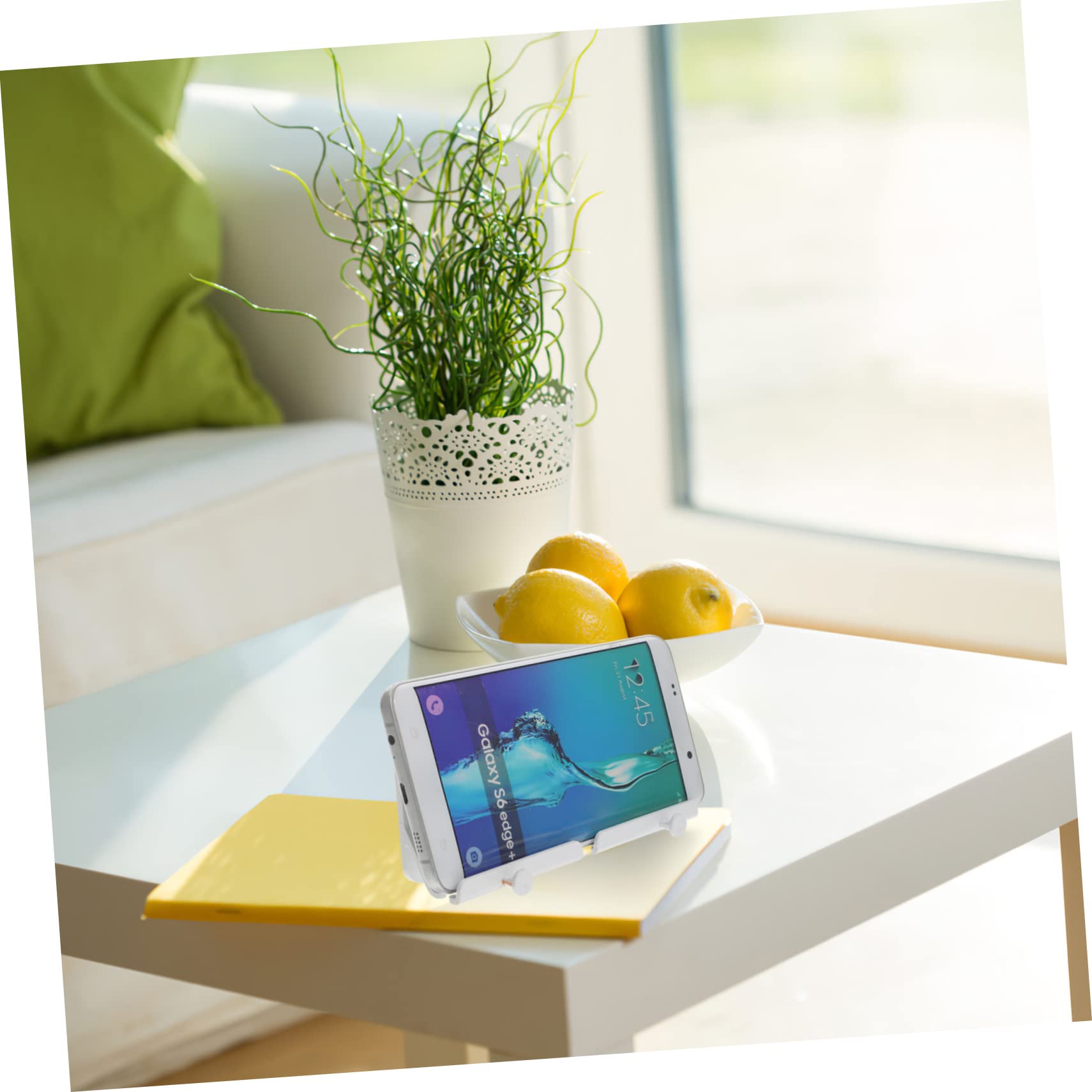 Mikikit 10pezzi Supporto Da Parete Per Smartphone Adesivo Con Gancio Design Pratico Per Carica Telefonica e Organizzazione Casa Per Letto e Scrivania Facile Da Installare Forature