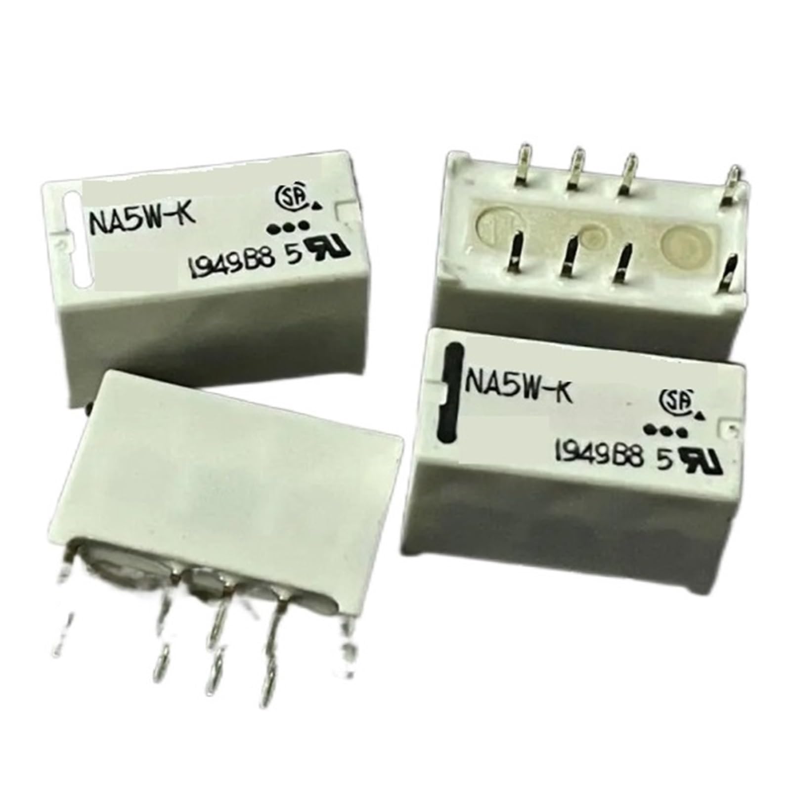 Relais de signal NA5W-K 5V miniature à 8 broches et 2A pour circuits imprimés