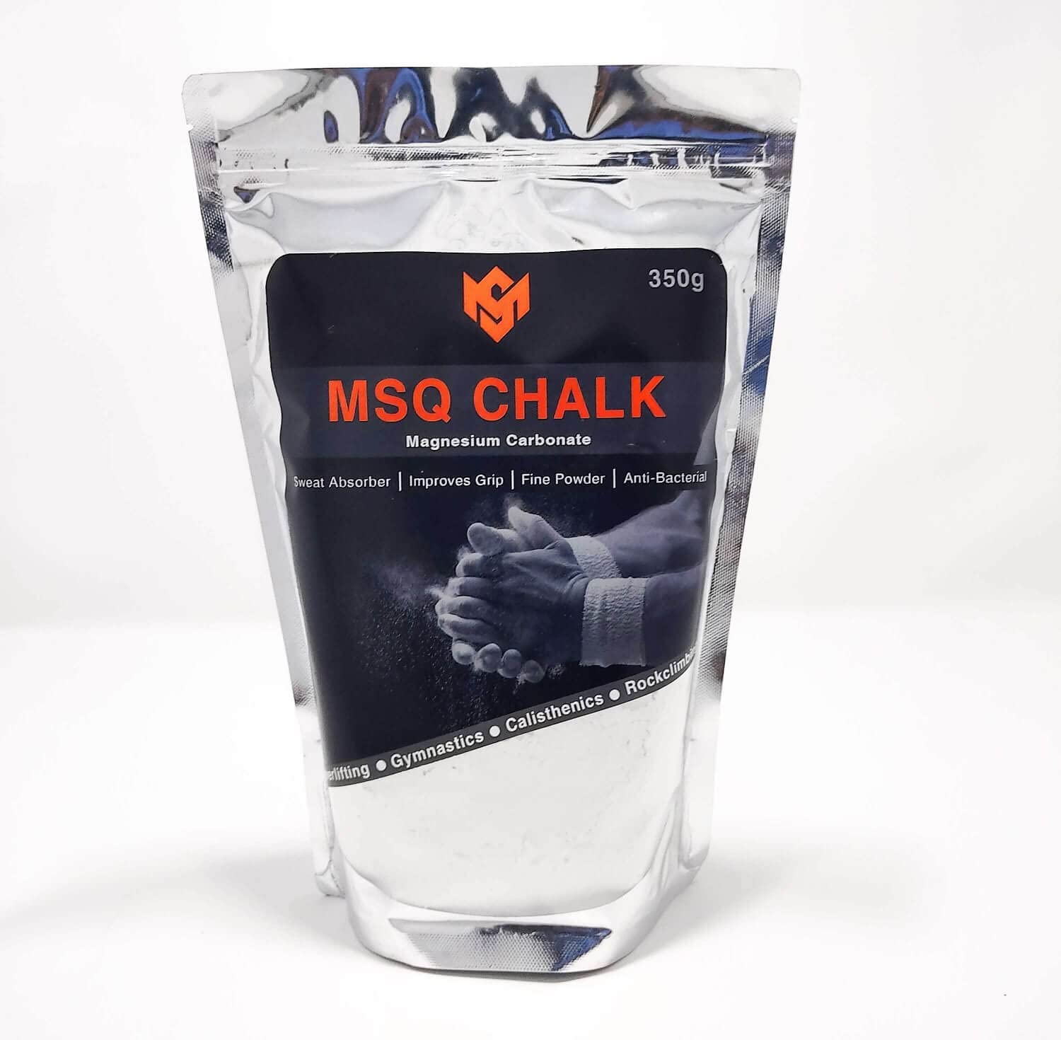 Budget Chalk Powder for Gym by MSQ 350gm Calisthenics Powerlifting