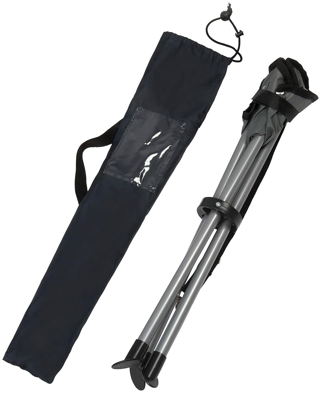 Semptec Urban Survival Technology Klapphocker faltbar: 4er-Set Dreibein-Camping-Hocker, 43 cm Sitzhöhe, mit Tragetasche (Mini-Hocker, Campinghocker faltbar, Stuhl)