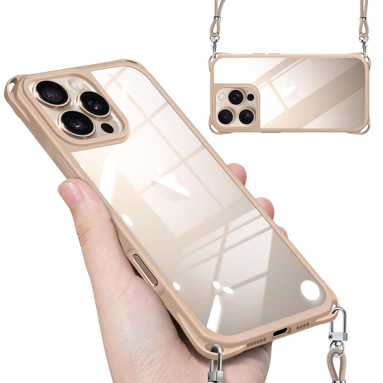 Amazon.co.jp: iPhone 16 Pro 用の ケース ショルダー ストラップ