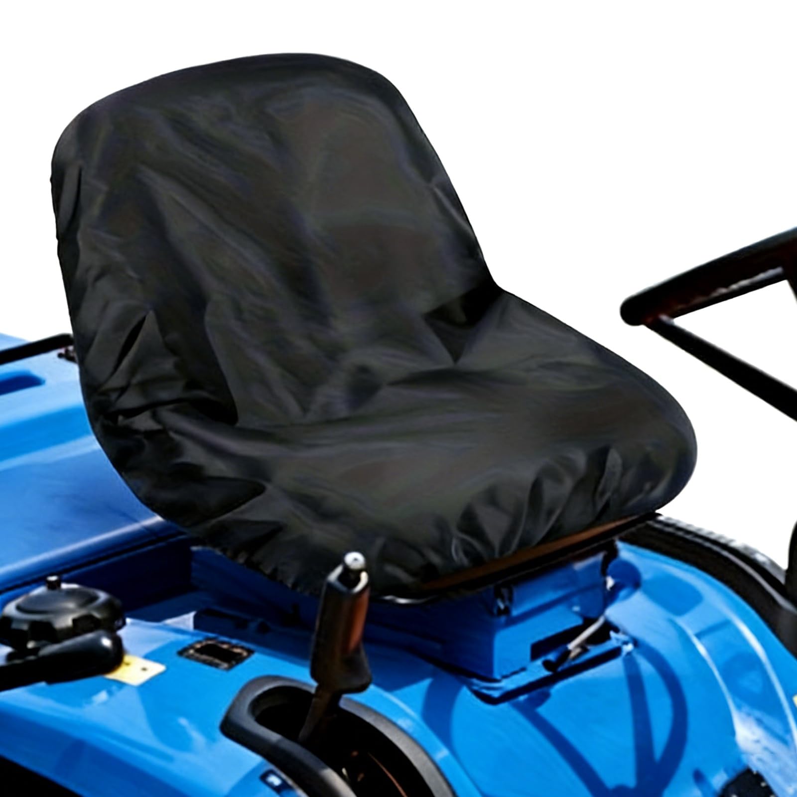 Blueshyhall Coprisedile per trattore, impermeabile, per trattore, sedile del conducente, resistente al sole, in tessuto 210D, antipolvere, per tosaerba, trattori, escavatori e molto altro ancora