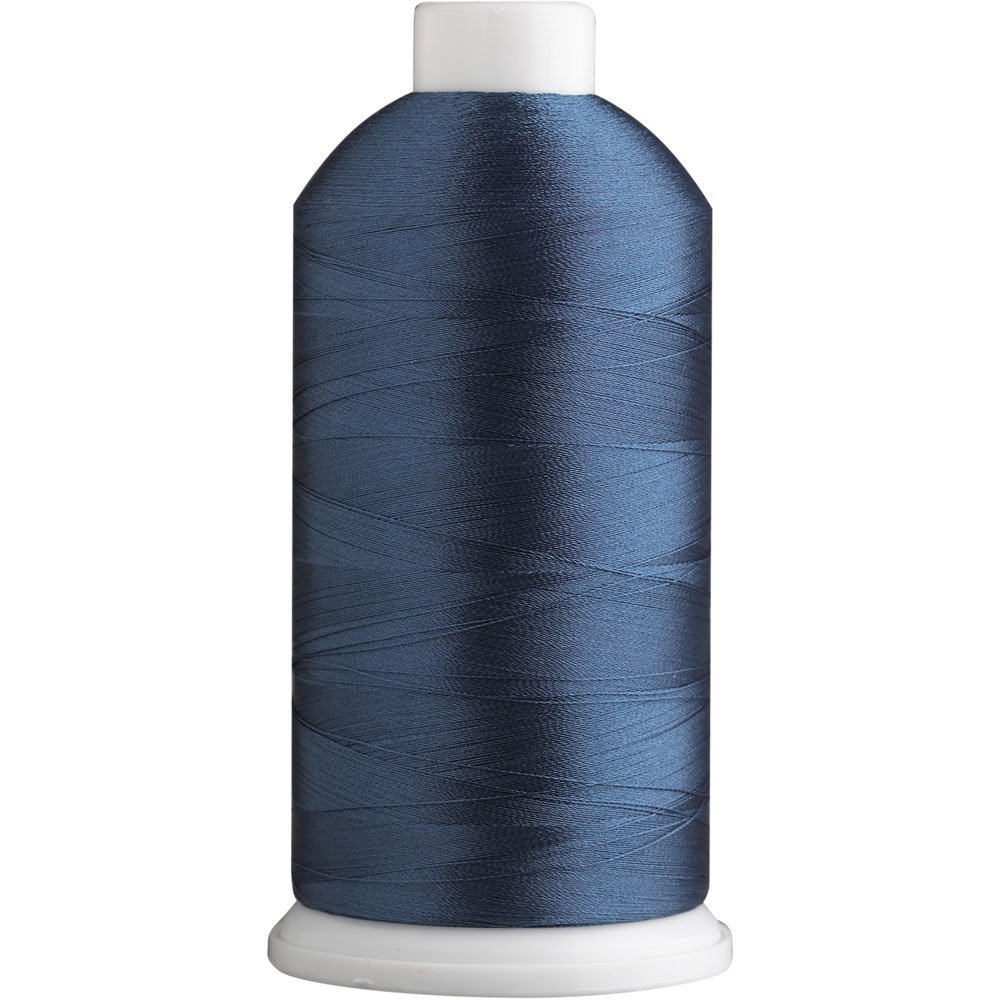 Superpunch SuperB Embroidery Thread 40wt, 5000 m Cone, Egyptian Blue 142