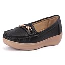 Vendoz Women’s Comfortable Loafers | Ultra Lightweight I Stylish Slip-On Casual Shoes with Metal Buckle | Everyday Mocassins Ballet I for Casual Office Formal Wear LF821BL-37 Black gallery image