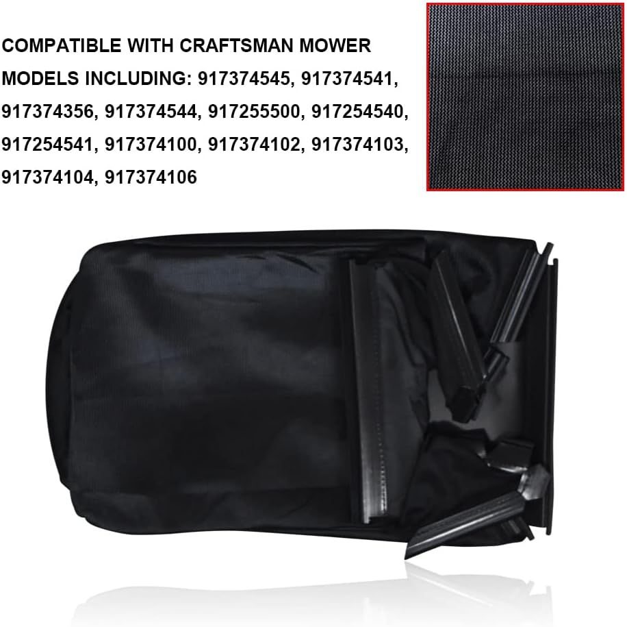 580943402 Grass Bag - by MWEDP, Compatible with Husqvarna 580943401 429016 Walk-Behind Lawn Mowers, Fits Model HU700AWD HU700H HU700L HU724AWD HU725AWDEX HU725AWDH HU725AWDHQ HU725E HU775AWD & More