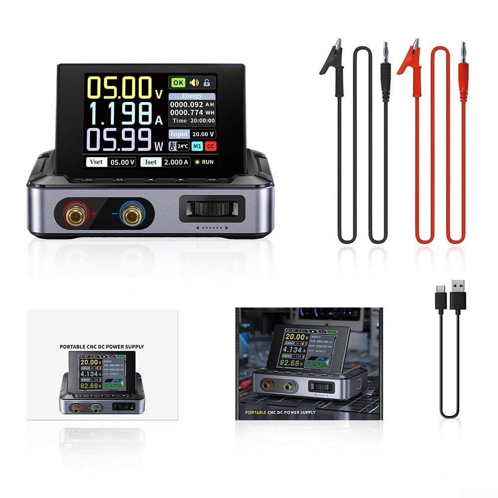 Fuente de alimentación de CC ajustable, DPS-150 CNC DC Fuente de alimentación regulada ajustable, Fuente de alimentación portátil de 150W 30V 5A, para tira de luz LED