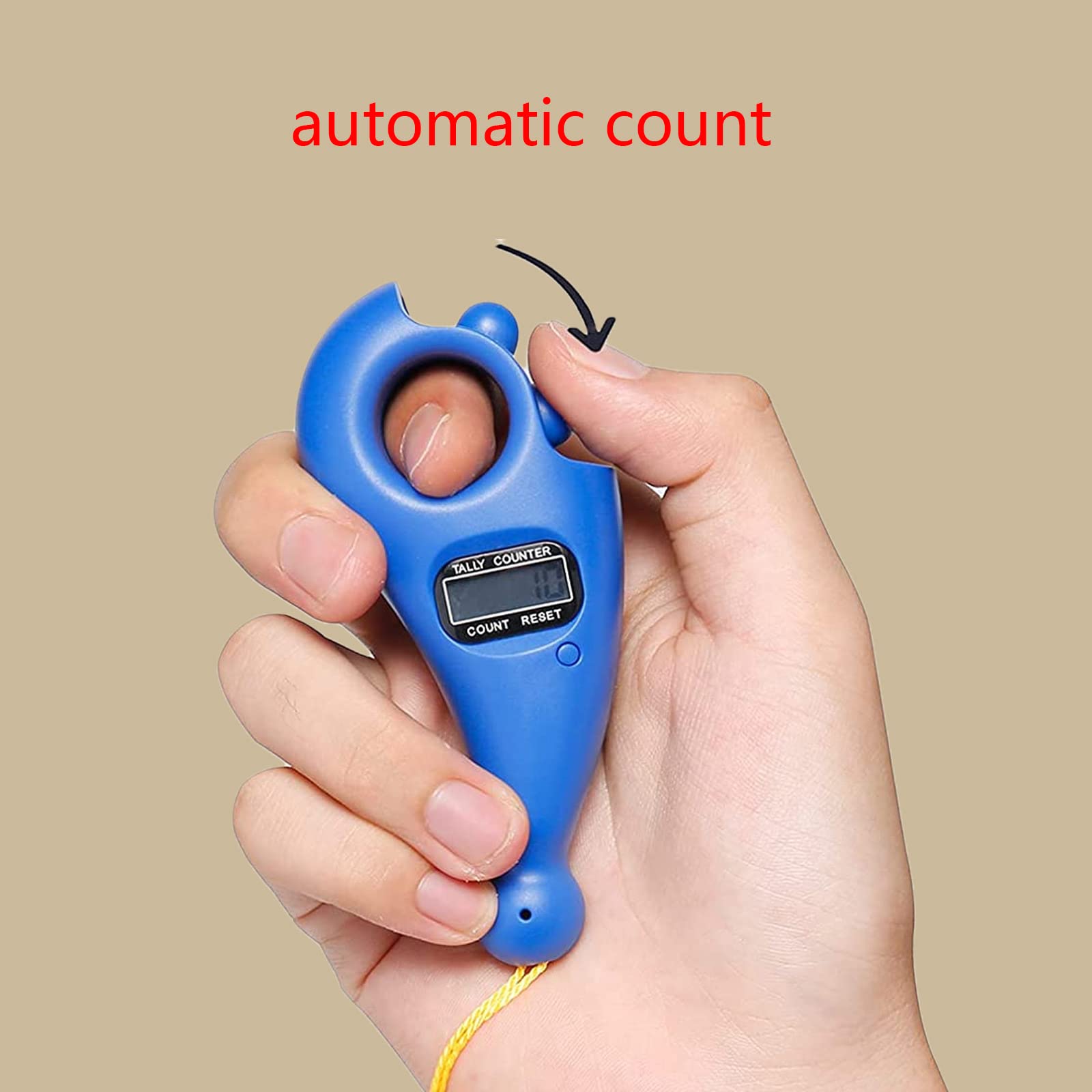 Prayer Bead Tally Counter Digital Tasbih Counter Finger Counter Portable Rotating Praying Beads Toy