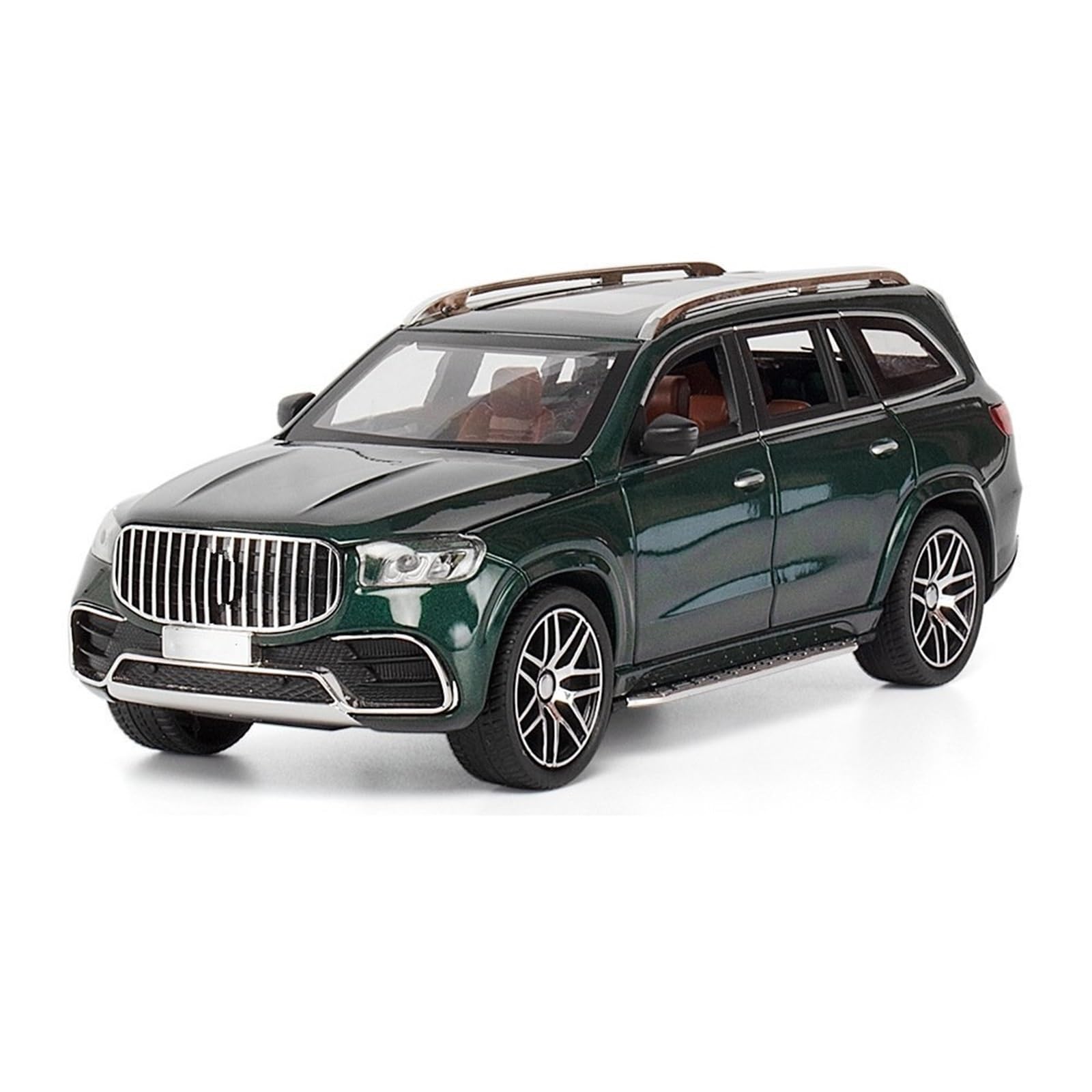 BANKOTO Diecast Car 1:24 For Benz GLS63 Alloy Car Model Diecast Metal Hobby Collectible Model(Green)