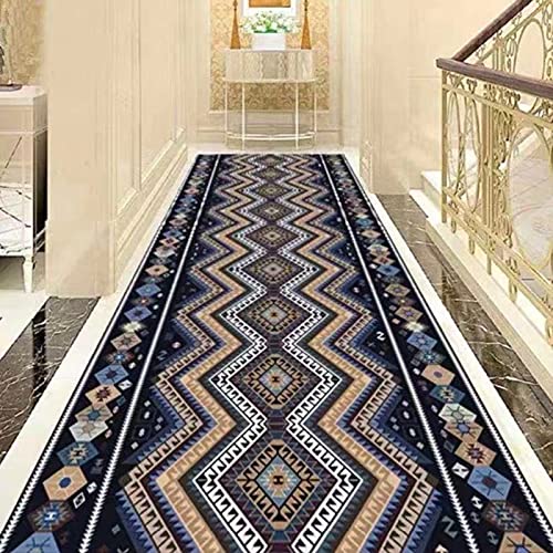 Tapis de passage de couloir géométrique moderne lavable et antidérapant - 2