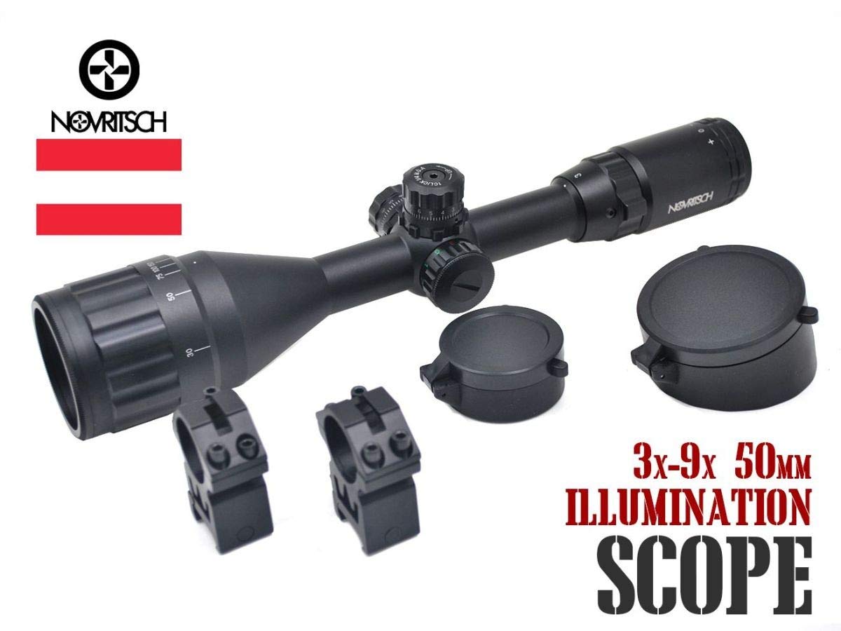 NOVRITSCH 3x-9x 50mm 3カラーイルミネーションスコープ　中古 Amazon.co.jp: NOVRITSCH 3x-9x 50mm 3カラー イルミネーション