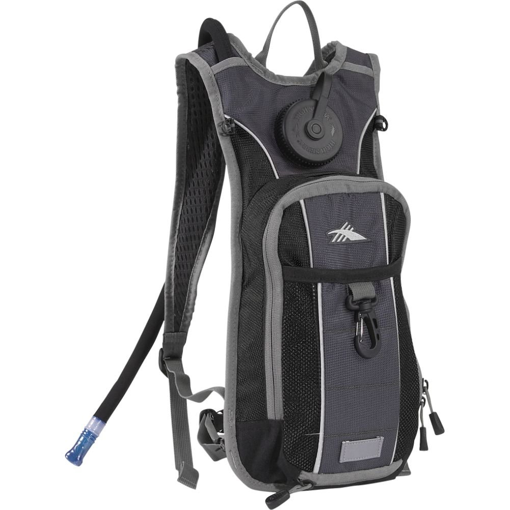 High Sierra Soaker Hydration Pack, Black, Graphite, 2L / 17.25 x 9 x 2-Inch