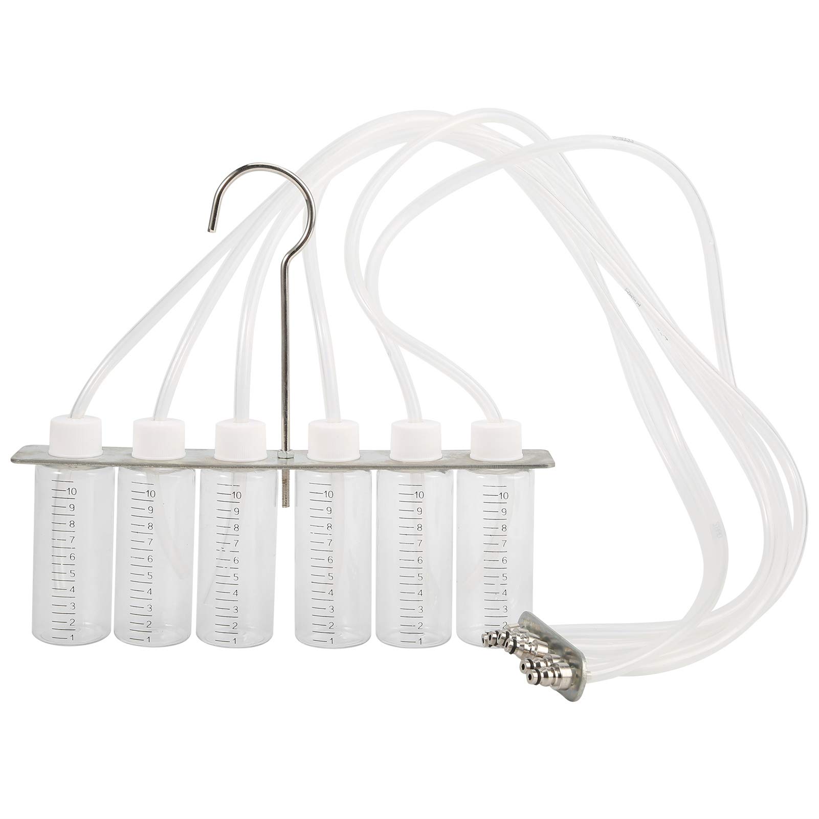 Attatore di Flusso Set Professionale a 6 cilindri Rilevatore di Binario Comune Perdita di Prova del Kit di Prova Compatibile con Delphi Iniettori per la Riparazione del Motore