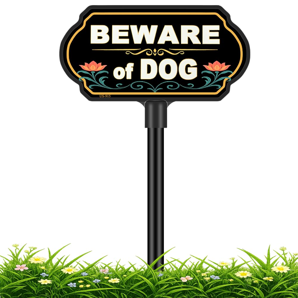 v*e様 L.G.B. BEWARE OF THE DOG ロングスリーブ Amazon.com : Beware of Dog Sign with Stake, 10 x 5 Inch, Yard Sign