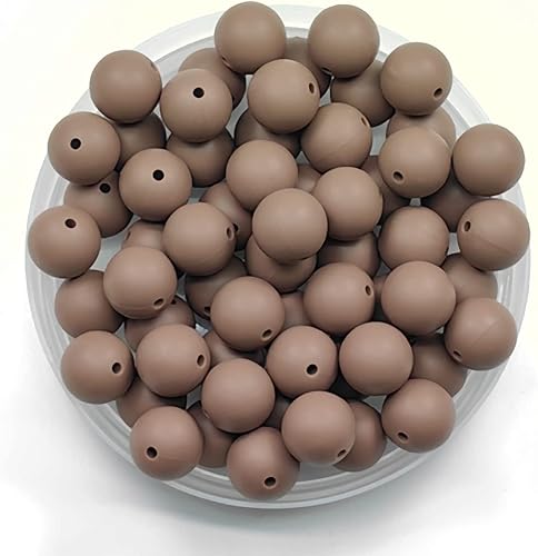 Miniatura 1 de 70 cuentas redondas de silicona de goma de 0.472 pulgadas a granel, magnífico kit de fabricación para llavero, borlas, collar, pulsera, joyería,