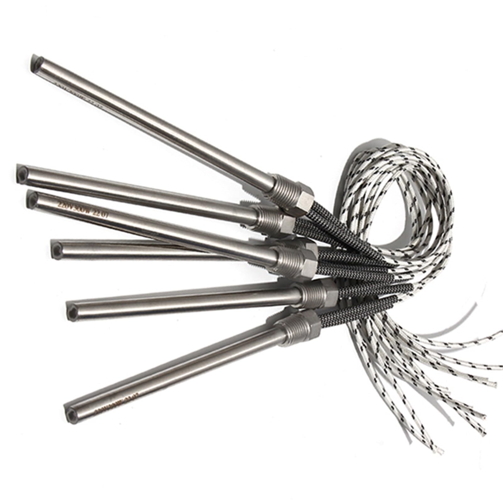 DN8/12,8mm Gewinde Single End Heizpatrone Heizung 8X300/350/400/450mm Edelstahl rohr for Wasser 1 stücke(220V,800W DN8 8x400mm)